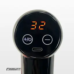 Масажний пістолет EasyFit Іmpact (портативний вібромасажер для тіла з 4 насадками) (EF-2071) - мініатюра 5