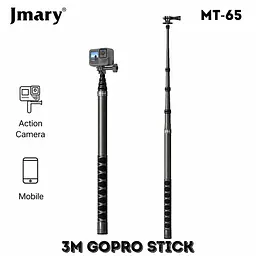Монопод Jmary MT-65 карбоновий 300 см - мініатюра 2