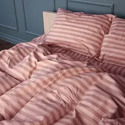 Комплект постільної білизни MirSon Бязь Nude stripes 110х140 см (2200011152523) - мініатюра 4