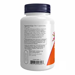 Вітаміни Now Foods C-1000 Zinc Immune 90 капсул - мініатюра 3