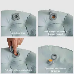 Килимок надувний Sea to Summit Ether Light XR Insulated ASC Mat, Regular Сірий - мініатюра 6