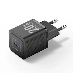 Зарядний пристрій Vention USB-C PD 20 Вт GaN чорний (FEPB0-EU) - мініатюра 8