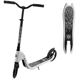 Самокат складаний Best Scooter 8 Чорно-білий 000255843