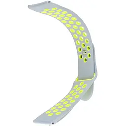 Ремінець Nike Sport 20 mm Watch Active/Galaxy S4 42 mm/Gear S2/Xiaomi Amazfit Сірий/Volt