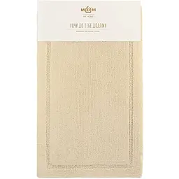 Килимок для ванної кімнати МВМ My Home Лиман 80х50 см бежевий (BM-02 S BEIGE)