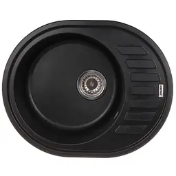 Кухонна мийка Zerix ZS-6250R-03 black ZX4548, Чорний матовий