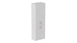 Шафа Анжело Ferrum-decor на 5 полиць з 4 дверима 1900x600x380 ДСП Біла 16 мм (FRD-105001) - мініатюра 2