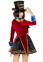 Костюм дресирувальниці Leg Avenue Ringmaster Costume M, сукня, капелюх - мініатюра 2