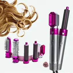 Стайлер Hot Air Styler 5 в 1 для укладання волосся, 1000 Вт, 5 насадок, з кейсом - мініатюра 2