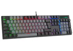 Клавіатура ігрова механічна GamePro GPMK-105 Black USB Blue Switch - мініатюра 3