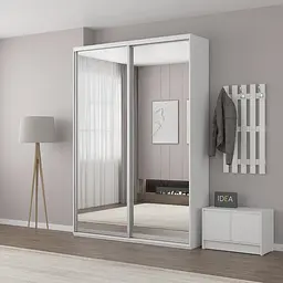 Шафа-купе Idea серія 5 170 x 60 x 210 см Білий Дзеркало