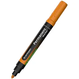 Маркер Centropen Permanent 8566 2.5 мм круглий помаранчевий упаковка 10 шт. (8566/06)
