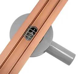 Душовий канал Rea Neo Slim Pro 80 см brushed copper REA-G0653 - мініатюра 2