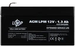 Акумуляторна батарея для ДБЖ LogicPower AGM 12 V / 1.3 А*ч (4131) - мініатюра 4