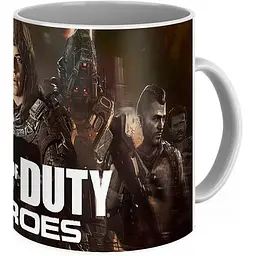 Кухоль GeekLand Call of Duty Поклик Борги герої CD 02.15 330 мл білий - мініатюра 2