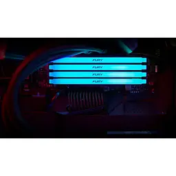 Модуль пам'яті для комп'ютера DDR4 32GB (2x16GB) 3200 MHz Beast RGB Kingston Fury (ex.HyperX) (KF432C16BB12AK2/32) - мініатюра 5