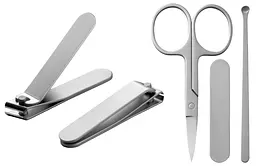 Манікюрний набір Xiaomi MIjia Splash-Proof Nail Clippers Set Version 5 in 1 Silver ( DZN4015CN )
