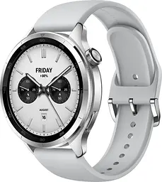 Смарт-годинник Xiaomi Watch S4 Silver (BHR9197GL) (Global Version) - мініатюра 2