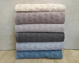 Набір турецьких махрових рушників 70х140 Gulcan 6 шт Jacquard Cotton Lux Damla - мініатюра 2