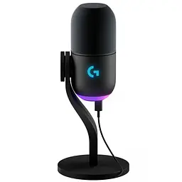 Мiкрофон Logitech Yeti GX Dynamic RGB Gaming Mic with Lightsync Black (988-000569) - мініатюра 6