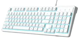 Клавіатура MageGee GK980 (6971969727090-UA) White (G-000004390) - мініатюра 5