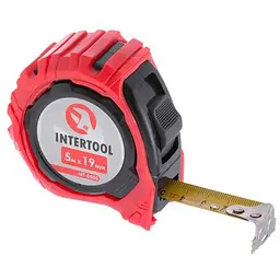 Вимірювальна рулетка Intertool 5 м x 19 мм магніт