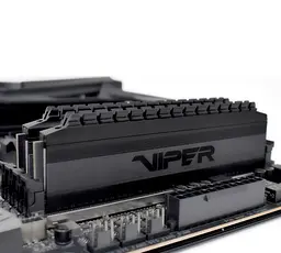 Модуль пам'яті Patriot DDR4 16Gb (2x8) Viper Blackout 3000 MHz (PVB416G300C6K) Б/в - мініатюра 3