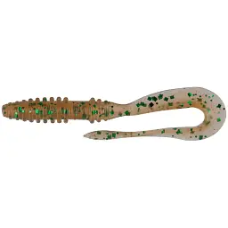 Силікон Keitech Mad Wag Mini 2.5" EA#02 Peach Green FLK. (12 шт/уп)