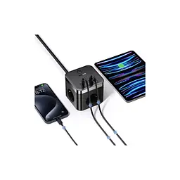 Мережевий фільтр живлення Baseus PowerCombo Cube Power Strip (E00066400117-00) - мініатюра 8