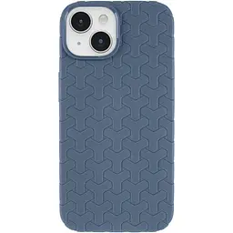 Чохол TPU Weaving для Apple iPhone 15 (6.1) Blue - мініатюра 2
