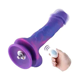 Вибратор Hismith Purple Silicone Dildo Реалистичный 8.2″ для секс-машин