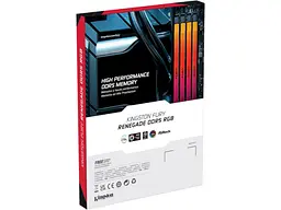 Пам'ять для настільних комп'ютерів Kingston FURY 96 GB DDR5 6400 MHz Renegade RGB (KF564C32RSAK2-96) - мініатюра 6