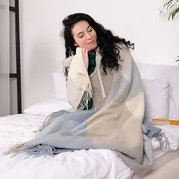 Плед Love You мериносовий Клітинка 140x200 см 4499 - мініатюра 6