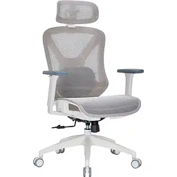 Крісло офісне Officepro Atlas OC630-W-LG-LG White/Light Gray (OC630-W-LG-LG) - мініатюра 5