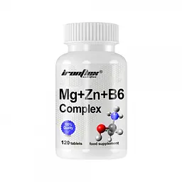 Вітаміни та мінерали IronFlex Mg+Zn+B6 120 таблеток
