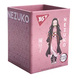Стакан для письмового приладдя YES Demon Slayer 8х8х10 см Різнокольоровий (708269)