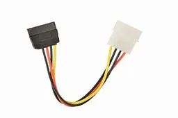Перехідник живлення Molex (M) - SATA (F), 15 см, Cablexpert (CC-SATA-PS)