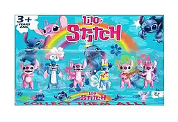 Набір героїв "Стич/Stitch" 3105-2 6 персонажів 10см на блістері (6942022802481) Вид 2