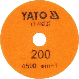 Круг шліфувальний Yato G200 по каменю алмазний з липучкою 100 мм (YT-48202) - мініатюра 2