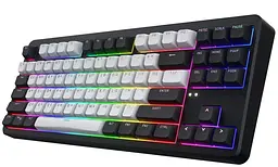 Клавіатура HATOR Rockfall 3 Mecha TKL Wireless Orange Black (HTK850UA) - мініатюра 2