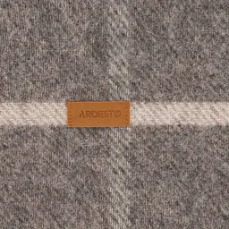 Плед Ardesto Leonardo Alpina 140x200 см 100% вовна сірий pbe0050500 - мініатюра 8