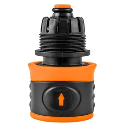 Конектор для шланга Neo Tools для шланга 1/2", з аквастопом, двокомпонентний (15-721) - мініатюра 5