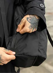 Чоловічий рюкзак Sambag RollTop ZARD чорний тканевий 41 х 30 х 16 см (24238065m) - мініатюра 4