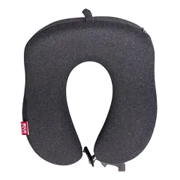 Подушка для шиї Yiwu Camelback U-подібна Memory Foam 28х28х18 см темно-сіра - мініатюра 2