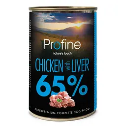 Вологий корм для собак Profine Chicken and Liver, з куркою і курячою печінкою, 400 г