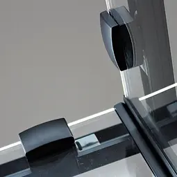 Душова кабіна Dusel DSL194B Black Matt 900x900x1900, Чорний матовий, Універсальна, прозрачний, Чорний матовий, 90x90 - мініатюра 9