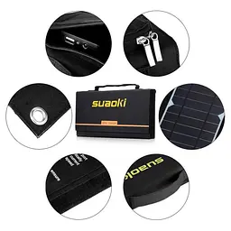 Портативний зарядний пристрій Suaoki сонячна панель Ansun 40w - мініатюра 4