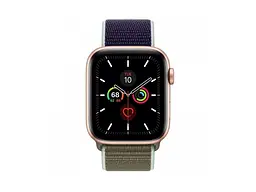 Смарт-годинник Apple Watch Series 5 40mm Gold Aluminium w. Khaki Sport L. (MWRY2)