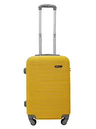 Валіза маленька S ABS-пластик Milano bag 004 56,5×39×24см 40л Жовтий