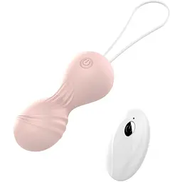 Вагінальні кульки Boss Remote Control Tighten 8 см (світло-рожевий)